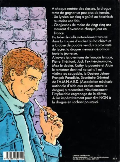 Verso de l'album Paradis mortels