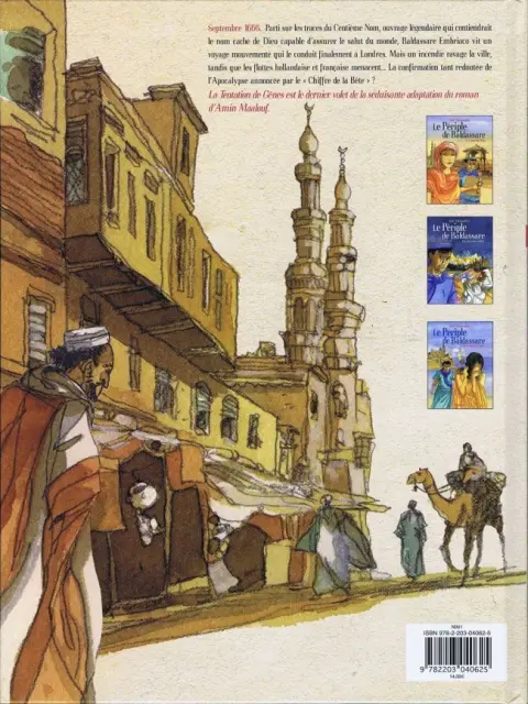 Verso de l'album Le Périple de Baldassare Tome 3 La Tentation de Gênes