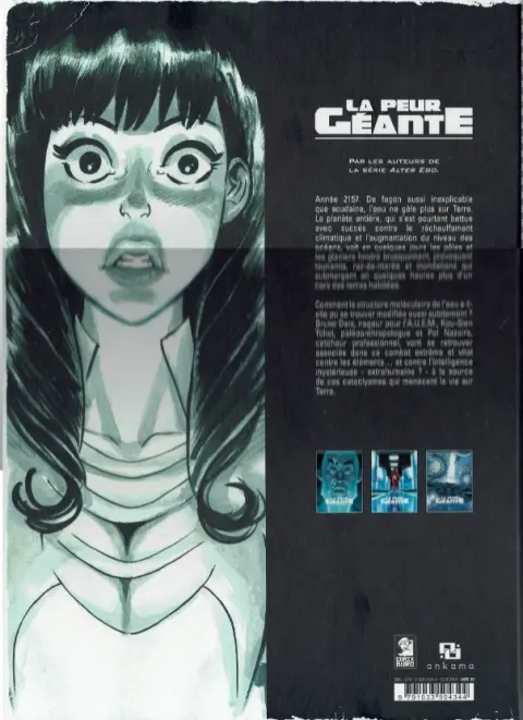 Verso de l'album La Peur géante L'intégrale