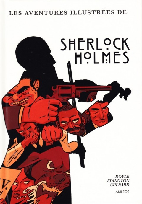 Couverture de l'album Une histoire illustrée de Sherlock Holmes Les Aventures illustrées de Sherlock Holmes