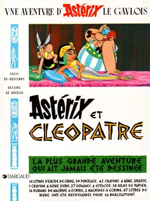 Couverture de l'album Astérix Tome 6 Astérix et Cléopâtre