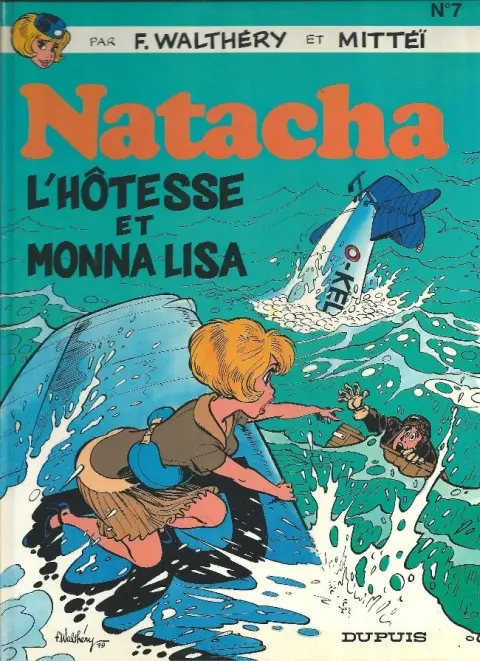 Couverture de l'album Natacha Tome 7 L'hôtesse et Monna Lisa