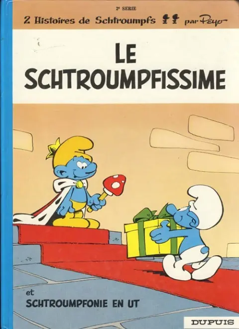 Couverture de l'album Les Schtroumpfs Tome 2 Le Schtroumpfissime (+ Schtroumpfonie en ut)