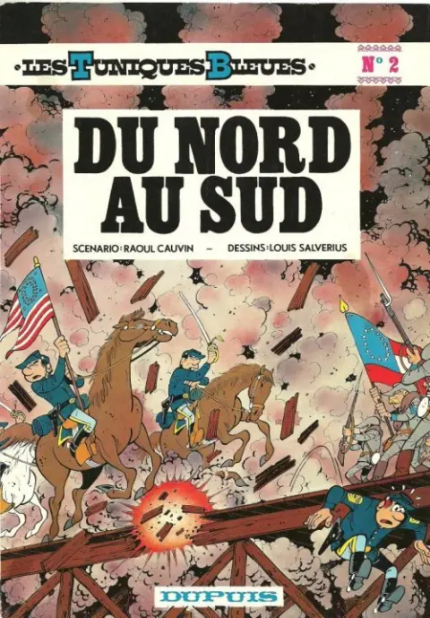Couverture de l'album Les Tuniques Bleues Tome 2 Du nord au sud