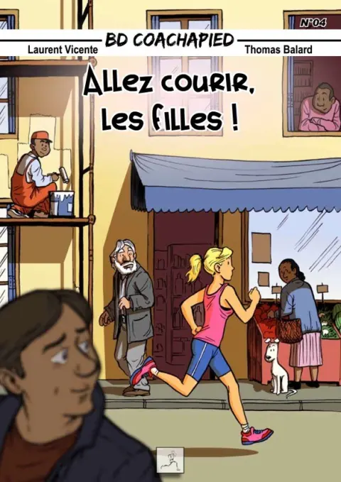 BD Coachapied Tome 4 Allez courir, les filles !