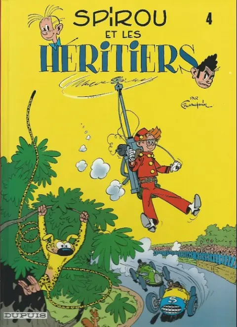 Couverture de l'album Spirou et Fantasio Tome 4 Spirou et les héritiers