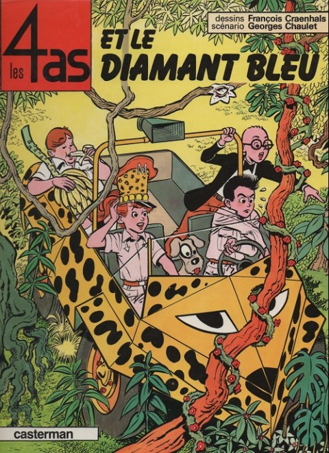 Couverture de l'album Les 4 as Tome 17 Les 4 as et le diamant bleu