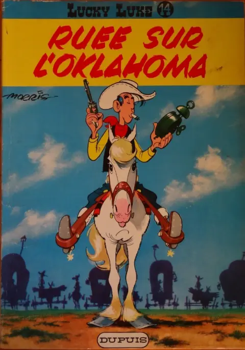 Couverture de l'album Lucky Luke Tome 14 Ruée sur l'Oklahoma