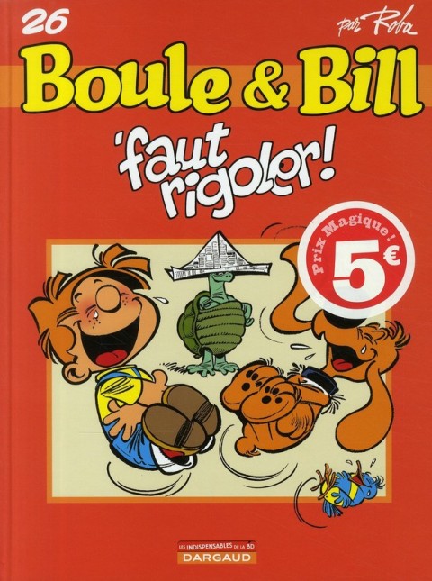Couverture de l'album Boule & Bill Tome 26 'faut rigoler !