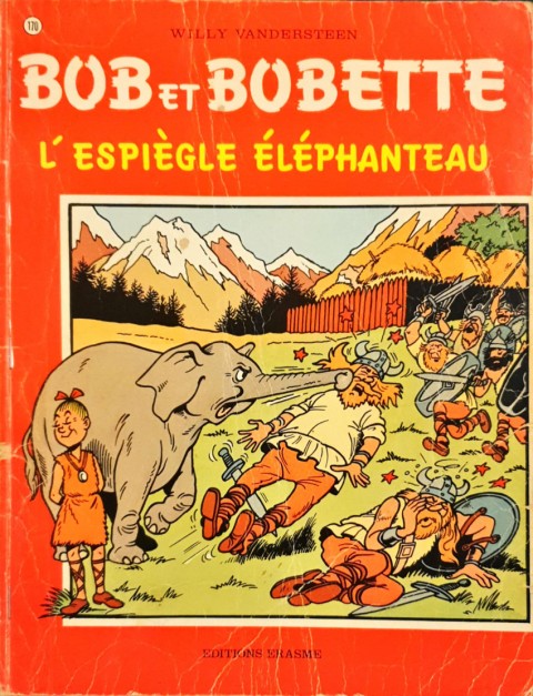 Couverture de l'album Bob et Bobette Tome 170 L'Espiègle Éléphanteau