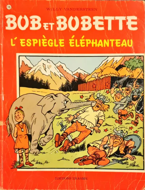 Couverture de l'album Bob et Bobette Tome 170 L'Espiègle Éléphanteau