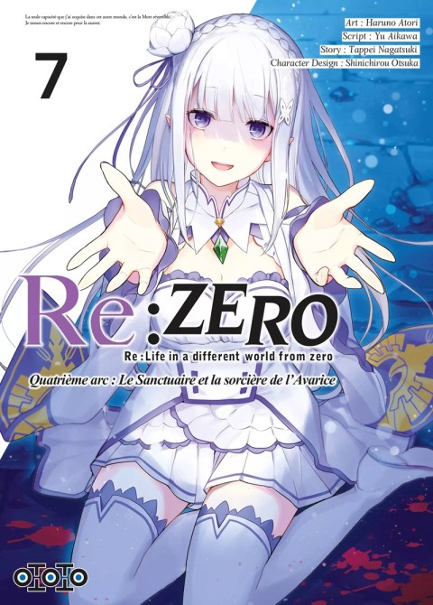 Couverture de l'album Re:Zero (Re : Life in a different world from zero) Vol. 7 Le Sanctuaire et la Sorcière de l'Avarice