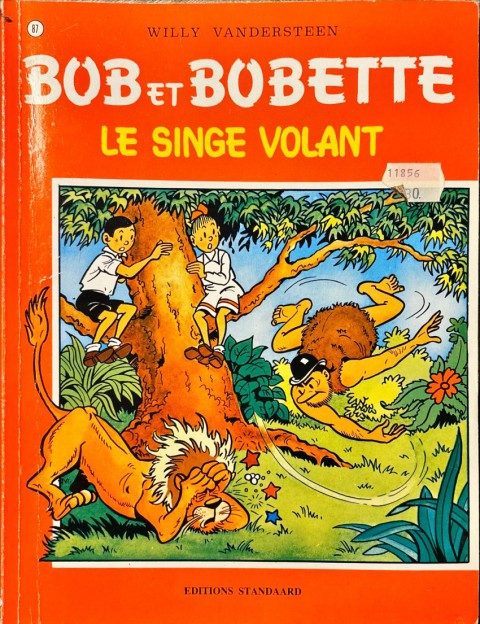 Couverture de l'album Bob et Bobette Tome 87 Le singe volant