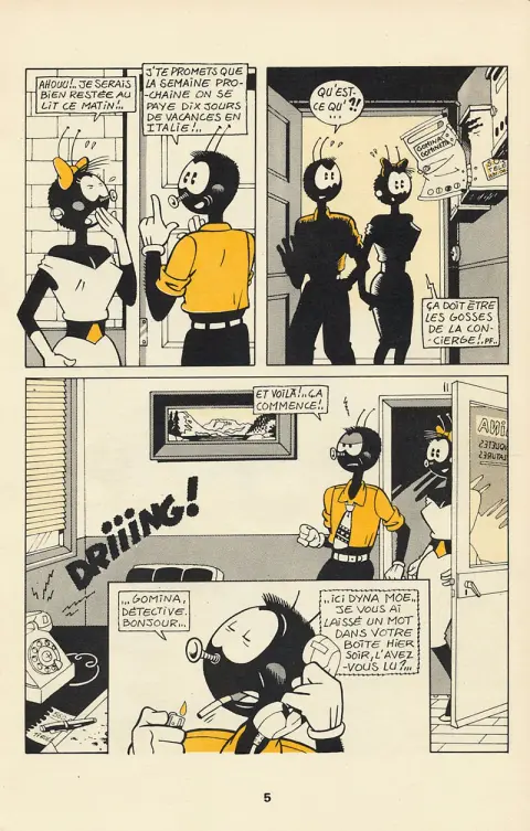 Planche de l'album Gomina Tome 1 La nuit porte conseil