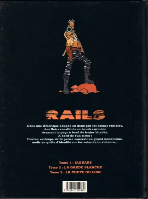 Verso de l'album Rails Tome 3 La chute du Lion