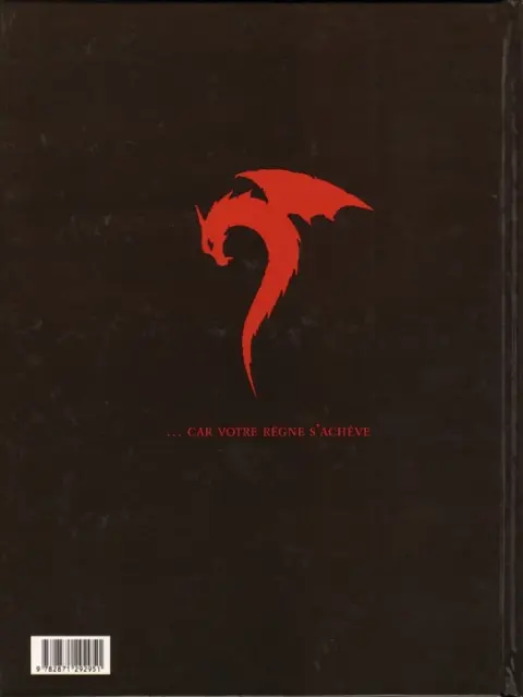 Verso de l'album Rapaces 2