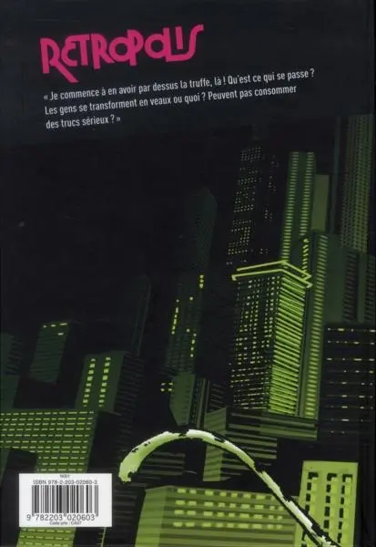 Verso de l'album Rétropolis