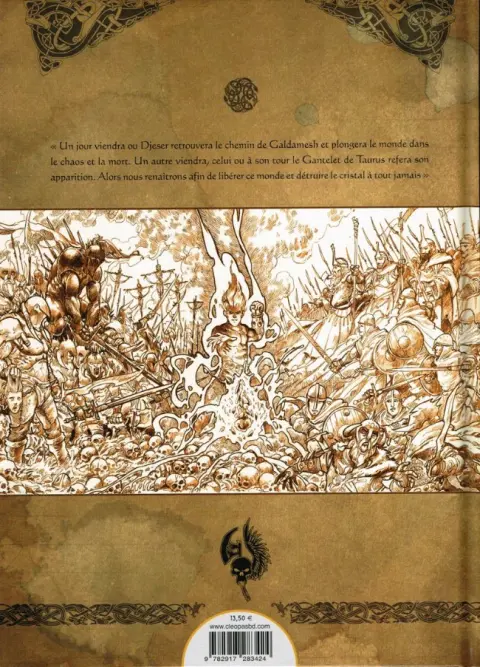 Verso de l'album Les Révoltés de Galdamesh Tome 1 La prophétie des Argolides