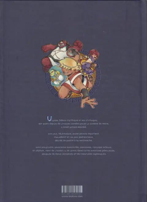 Verso de l'album Télémaque Tome 2 Aux portes de l'enfer