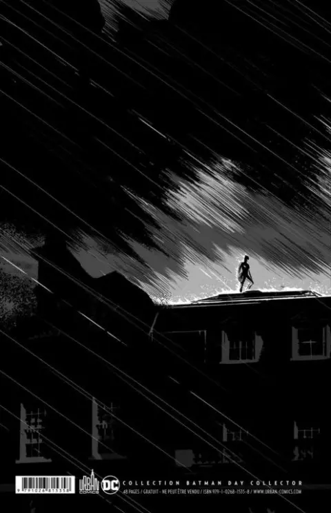 Verso de l'album Batman : À la vie, à la mort