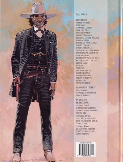 Verso de l'album Blueberry Tome 5 La piste des Navajos