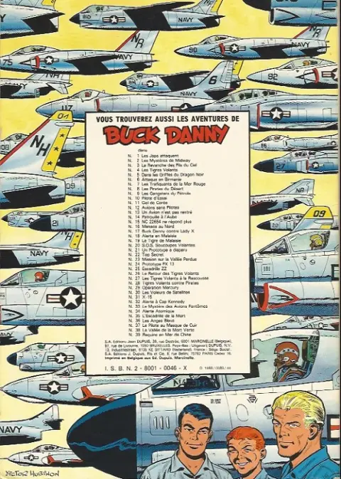 Verso de l'album Buck Danny Tome 9 Les gangsters du pétrole