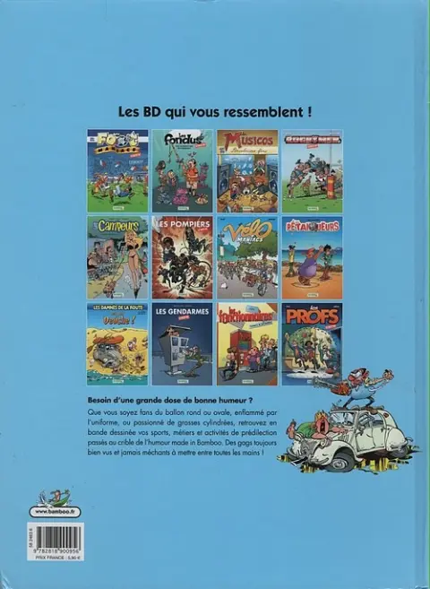 Verso de l'album Les damnés de la route Tome 5 Sea, Sex and Deuche !