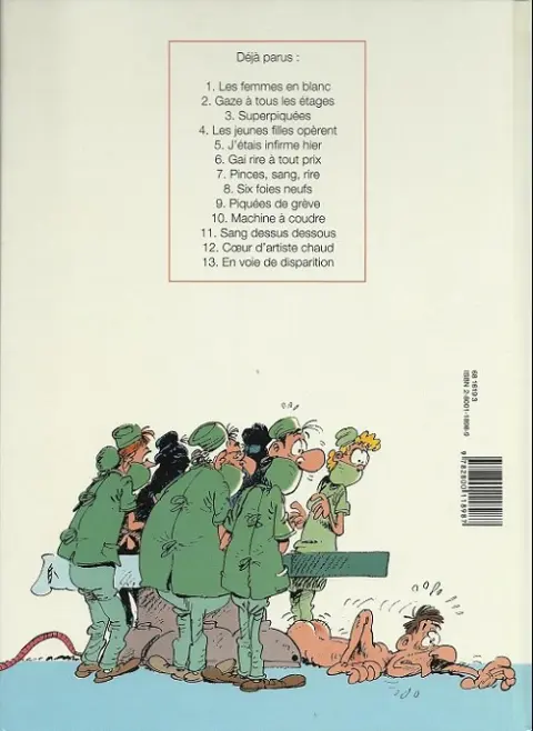 Verso de l'album Les Femmes en Blanc Tome 9 Piquées de grève