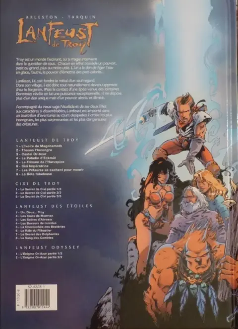 Verso de l'album Lanfeust de Troy Tome 5 Le frisson de l'Haruspice