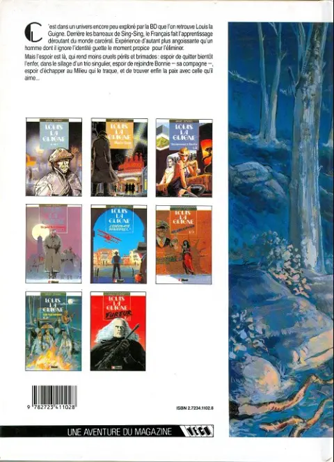Verso de l'album Louis la Guigne Tome 7 Les vagabonds