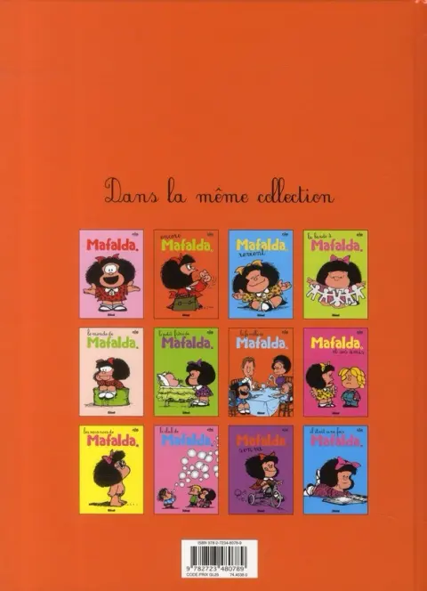 Verso de l'album Mafalda Tome 7 La famille de Mafalda