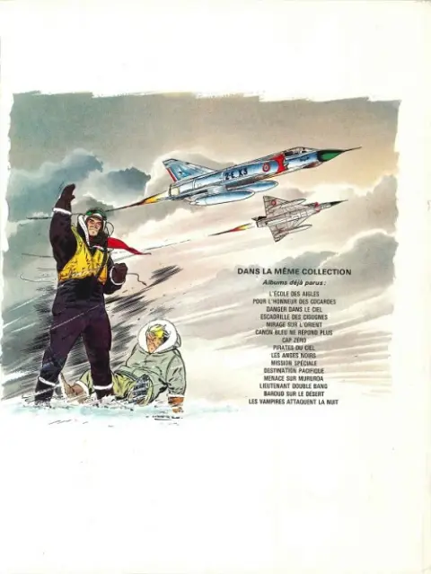 Verso de l'album Tanguy et Laverdure Tome 2 Pour l'honneur des cocardes
