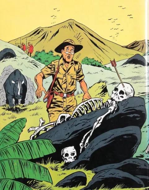 Verso de l'album Tiger Joe Tome 1 Le cimetière des éléphants