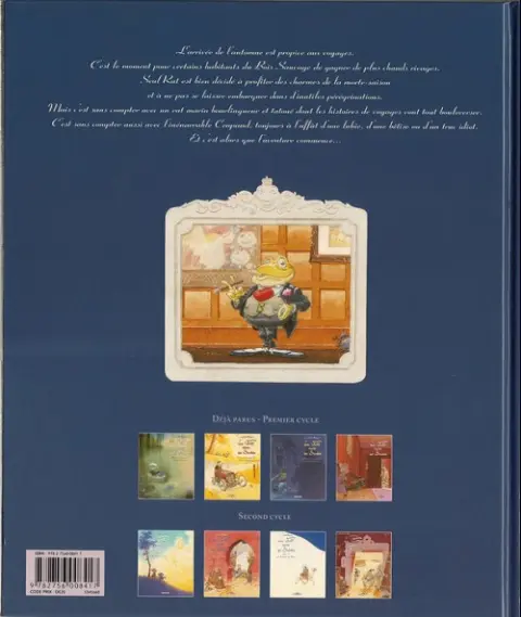 Verso de l'album Le Vent dans les Sables Tome 1 L'invitation au voyage