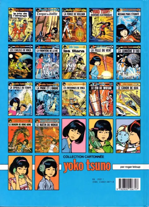 Verso de l'album Yoko Tsuno Tome 6 Les 3 soleils de Vinéa