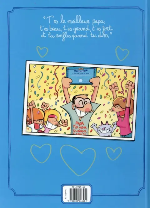 Verso de l'album Les P'tits diables Ça va être ta fête ... Ça va être ta fête Papa !