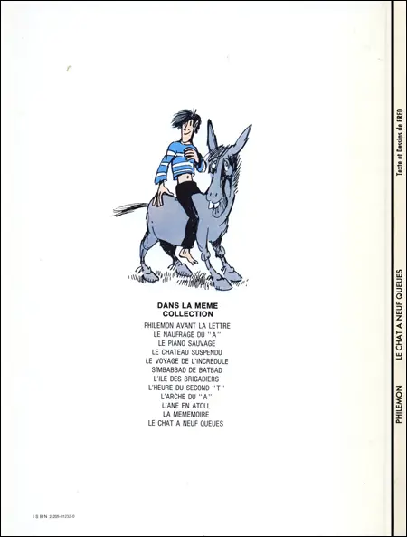 Verso de l'album Philémon Tome 12 Le chat à neuf queues