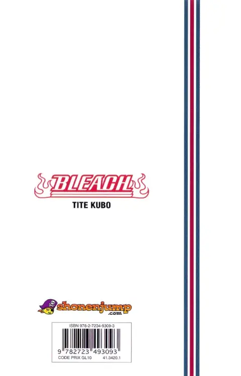 Verso de l'album Bleach Tome 54 Goodbye to Our Xcution