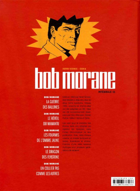 Verso de l'album Bob Morane Intégrale 11