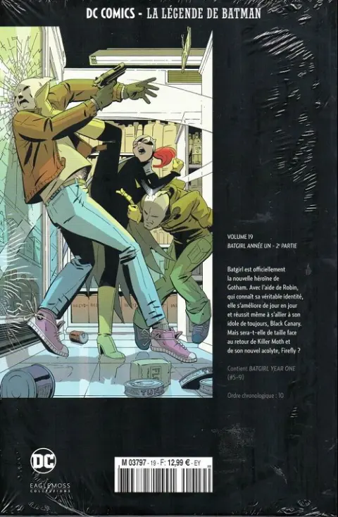 Verso de l'album DC Comics - La Légende de Batman Volume 19 Batgirl année un - 2e partie