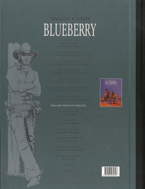 Verso de l'album Blueberry Intégrale Le Soir - Édition de 2015 Volume 8
