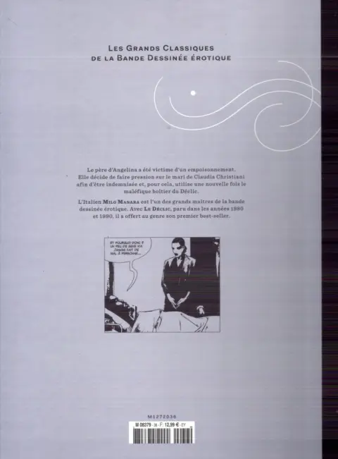 Verso de l'album Les Grands Classiques de la Bande Dessinée Érotique - La Collection Tome 36 Le Déclic - tome 4