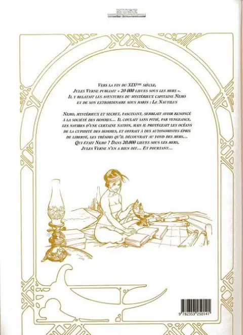 Verso de l'album Le Capitaine Nemo / Indes 1821 Chapitre Premier