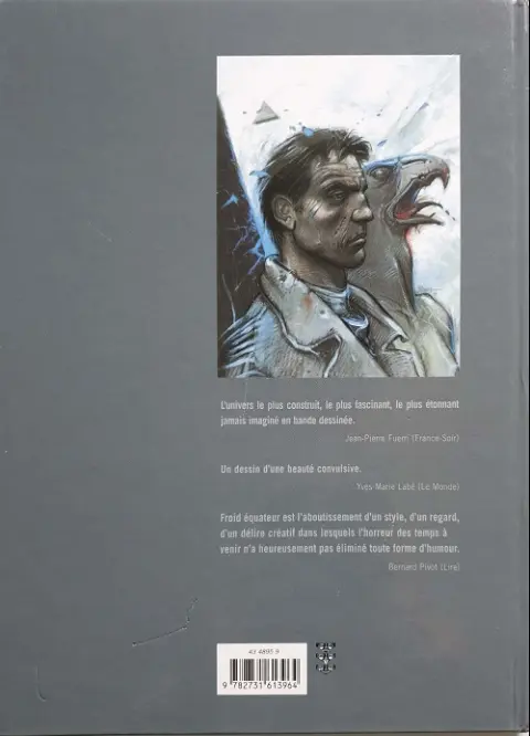Verso de l'album Nikopol La Trilogie Nikopol