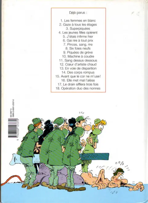 Verso de l'album Les Femmes en Blanc Tome 15 avant que le cor ne m'use