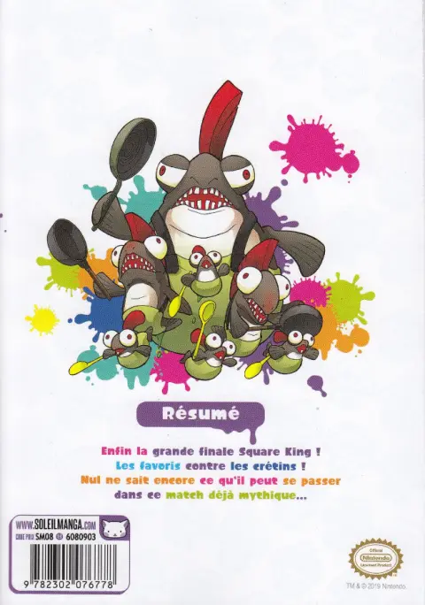 Verso de l'album Splatoon 6