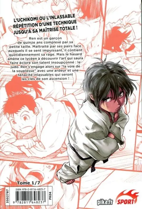 Verso de l'album Uchikomi ! : L'Esprit du Judo 1