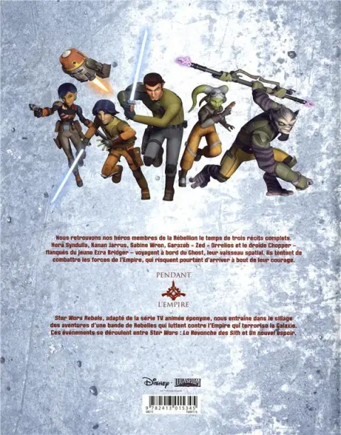 Verso de l'album Star Wars - Rebels Tome 12