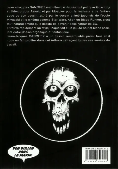 Verso de l'album Artbook Artbook by Sanchez