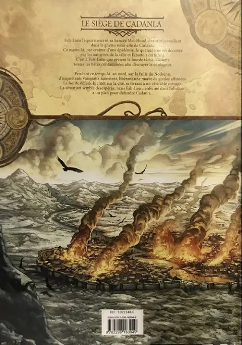 Verso de l'album Elfes Tome 9 Le siège de cadanla
